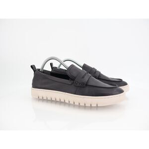 Vionic Uptown Penny Loafer Women 10 Wide Black Leather Slip On Platform Shoes